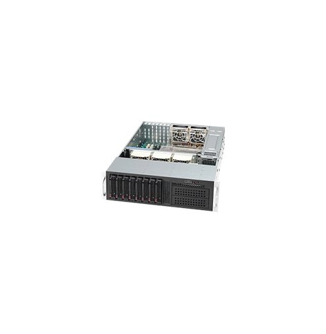 SUPERMICRO Chassis Black 3U 835 chassis w/ Redundant 1000W PWS