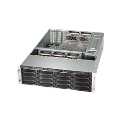 SUPERMICRO Chassis Black 3U SC836A w/ Redundant PSU 920W