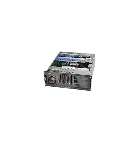 SUPERMICRO Chassis Black 4U 5x3.5inch Hotswap HDD w/ Redundant PSU 600W