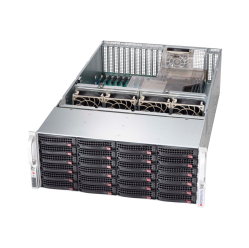 SUPERMICRO Chassis Black 4U SC846X w/ Redundant 1200W PWS RoHS/REACH PBF