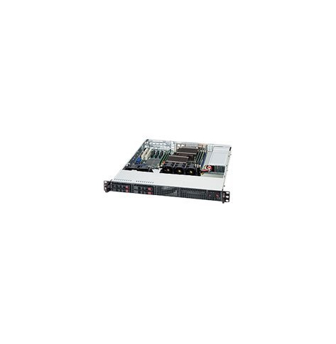 SUPERMICRO Chassis Black SC111 W/ 600W Power Supply