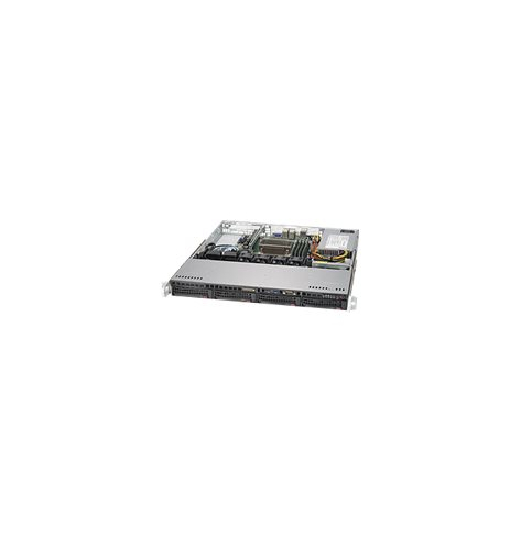 SUPERMICRO Chassis Black SC813MFTQ w/ PSU Platinum 350W PWS New Fan