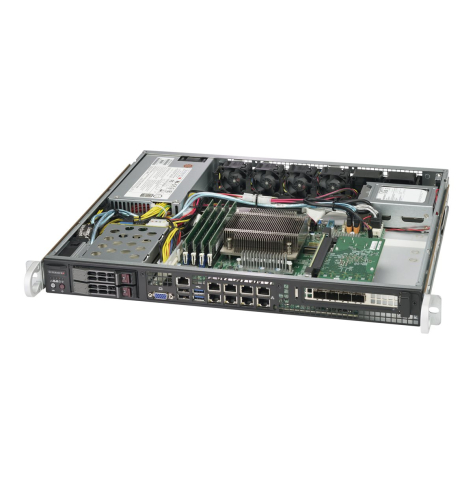 SUPERMICRO Chassis Complete black 1U SC513B single PWS chassis HF RoHS