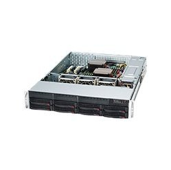 SUPERMICRO CSE-825TQ-563LPB 2U, 560W PS (Gold Level), 8x 3.5 Hot-swap HDD bays, 2x Fixed 3.5 HDD bays