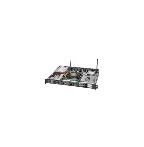 SUPERMICRO SuperServer 1019D-4C-FHN13TP Xeon D-2123IT CSE-513BTQC-350WB + X11SDW-4C-TP13F Black