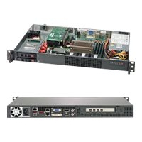 SUPERMICRO SuperServer 1U Single Socket C246 4xDIMM 2xSFF 2x1GbE 1x200W NHP 1Y ACS