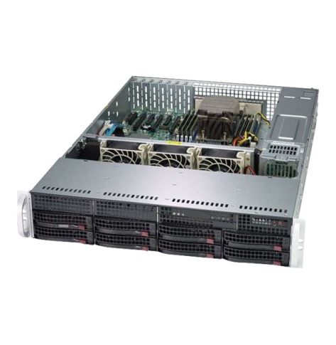SUPERMICRO SuperServer H11SSL-C CSE-825TS-R740LPBP