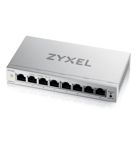 Switch ZYXEL 8-Port Gigabit web smart managed