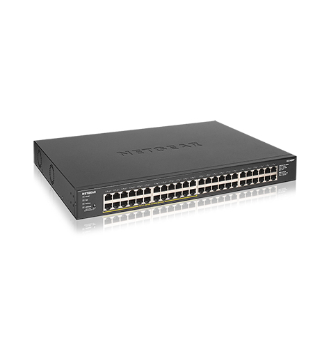 NETGEAR 48-Port Gb unmanaged PoE+