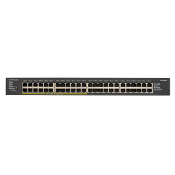 NETGEAR 48-Port Gb unmanaged PoE+