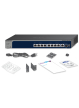 NETGEAR 8-port multi-gigabit smart managed pro with 2x 10G copper/fiber uplinks divided into 2-port RJ-45 multi-GB Eth
