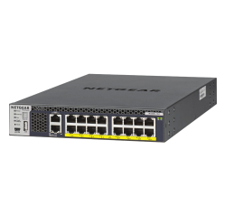 NETGEAR M4300 Managed 16x10GBASE-T Copper Ports APS600W PSU for PoE Applications 500W PoE Budget All Ports PoE +