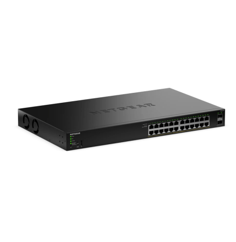 NETGEAR S350 Series 24-Port Gigabit Ethernet PoE+ Smart Managed Essentials with 2 Dedicated SFP Ports
