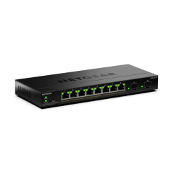 NETGEAR S350 Series 8-Port Gigabit Ethernet PoE+ Smart Managed Essentials with 2 Dedicated SFP Ports