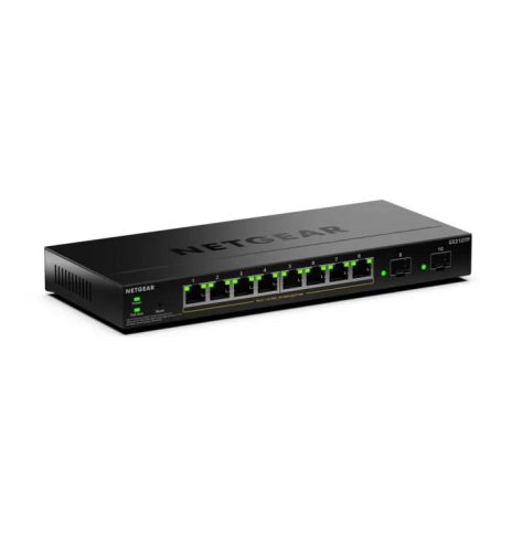 NETGEAR S350 Series 8-Port Gigabit Ethernet PoE+ Smart Managed Essentials with 2 Dedicated SFP Ports