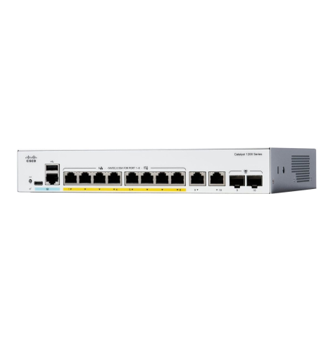 Switch CISCO Catalyst 1200 8-port GE Full PoE 2x1G Combo