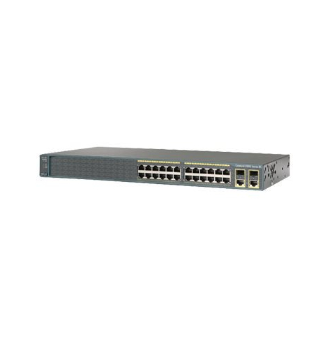 CISCO WS-C2960+24LC-S-RF Cisco Catalyst 2960 Plus 24 10/100(8PoE)+2T/SFPLANLite REMANUFACTURED