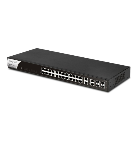 Switch DRAYTEK Vigor G1282 Web Smart Gigabit / 24x GbE RJ-45 / 4x GbE SFP