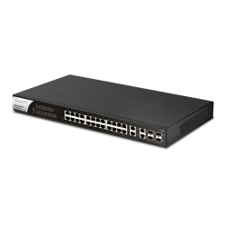 Switch DRAYTEK Vigor P1282 Web Smart PoE+ / 24x GbE RJ-45 PoE+ / 4x GbE SFP