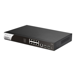 Switch DRAYTEK Vigor P2100 L2+ Managed PoE+ / 8x GbE RJ-45 PoE+ / 2x GbE SFP / 1x console port RJ-45