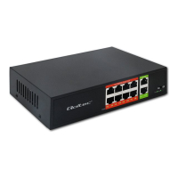 QOLTEC 52290 FAST Ethernet PoE 8x RJ45 PoE 2x RJ45 Uplink 120W 10/100 Mb/s