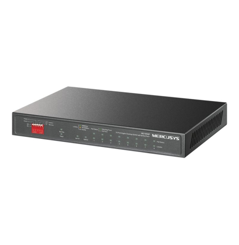 Switch TP-LINK MERCUSYS 10-Port Gigabit Desktop with 8-Port PoE+