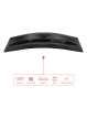 Monitor AOC CU34E4CV 34 VA UWQHD Curved 120Hz HDMI DP USB-C