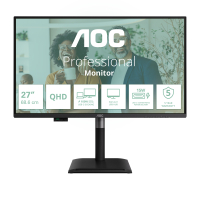 Monitor AOC Q27P4CV 27 IPS QHD 120Hz HDMI DP USB-C Height Adj
