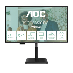 Monitor AOC Q27P4CV 27 IPS QHD 120Hz HDMI DP USB-C Height Adj