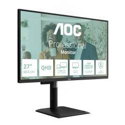 Monitor AOC Q27P4CV 27 IPS QHD 120Hz HDMI DP USB-C Height Adj