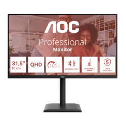 AOC Q32E4U 31.5 IPS QHD 100Hz HDMI DP USB glosniki Height Adj