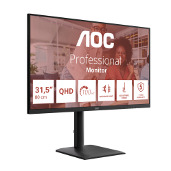 AOC Q32E4U 31.5 IPS QHD 100Hz HDMI DP USB glosniki Height Adj