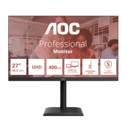AOC U27E4CV 27 IPS UHD 60Hz HDMI DP USB-C glosniki