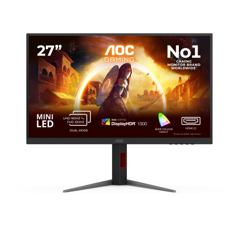 AOC U27G4XM 27 Mini LED IPS UHD 160Hz HDMI DP USB