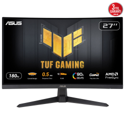 Monitor ASUS TUF Gaming VG27WQ3B 27 Fast VA WQHD Curved 180Hz HDMI DP glosniki
