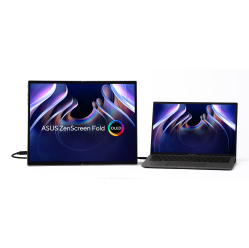 ASUS ZenScreen Fold OLED MQ17QH Portable 17.3 OLED WUXGA 60Hz HDMI USB-C