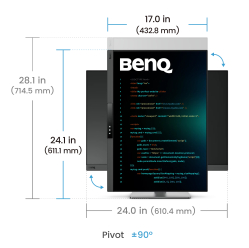 BENQ RD280UG 28.2 IPS 4K 120Hz HDMI DP USB-C KVM