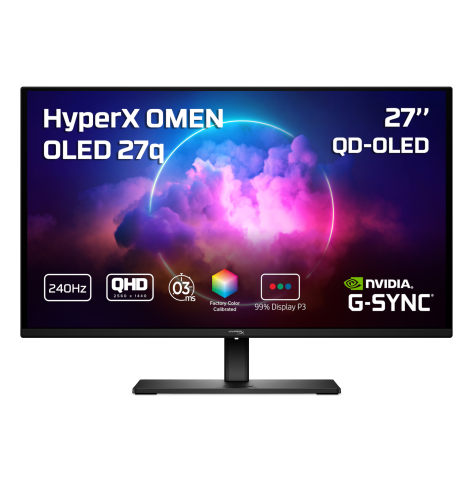 HP HyperX OMEN OLED 27q 27 QD-OLED QHD HDMI DP