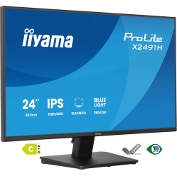 IIYAMA X2491H-B1 24 IPS FHD 120Hz HDMI DP Height Adj