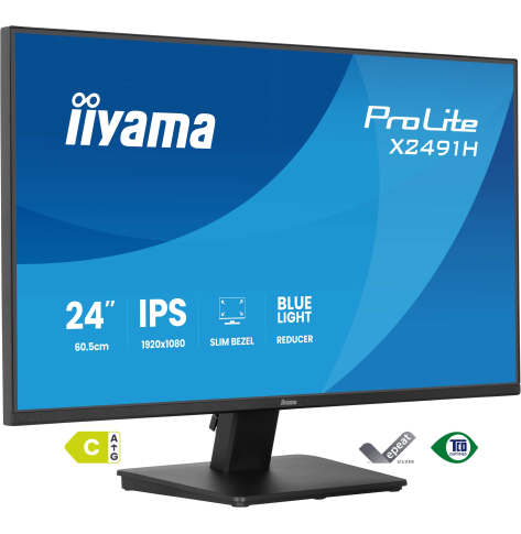 IIYAMA X2491H-B1 24 IPS FHD 120Hz HDMI DP Height Adj