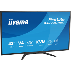 IIYAMA X4373UHSU-B2 43 VA UHD 120Hz HDMI DP USB KVM glosniki