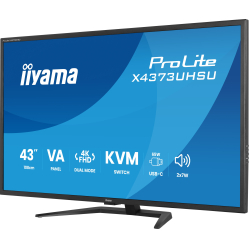 IIYAMA X4373UHSU-B2 43 VA UHD 120Hz HDMI DP USB KVM glosniki