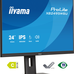 IIYAMA XB2495WSU-B1 24.1 IPS WUXGA HDMI DP USB Height Adj