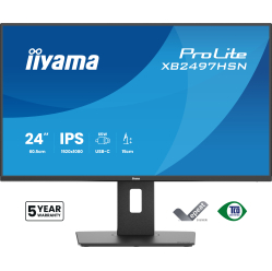 IIYAMA XB2497HSN-B1 24 IPS FHD HDMI DP USB-C Height Adj