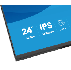 IIYAMA XB2497HSN-B1 24 IPS FHD HDMI DP USB-C Height Adj