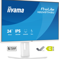 IIYAMA XB2497HSU-W1 24 IPS FHD 120Hz HDMI DP USB-C glosniki Height Adj