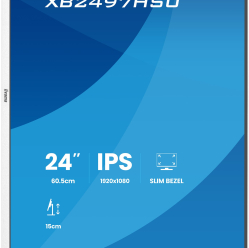 IIYAMA XB2497HSU-W1 24 IPS FHD 120Hz HDMI DP USB-C glosniki Height Adj