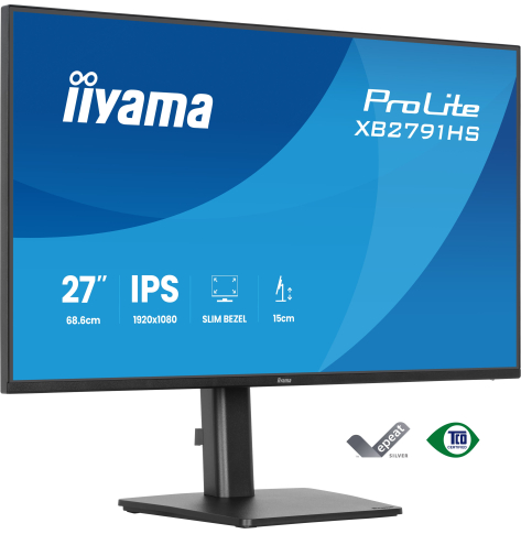 IIYAMA XB2791HS-B1 27 IPS FHD 120Hz HDMI DP glosniki Height Adj