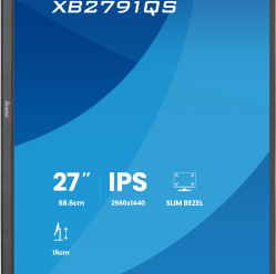 IIYAMA XB2791QS-B1 27 IPS QHD HDMI DP glosniki Height Adj