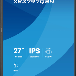 IIYAMA XB2797HSN-B1 27 IPS FHD HDMI DP USB-C Height Adj